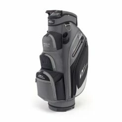 POWAKADDY PREMIUM EDITION CART BAG – GUN METAL / BLACK / SILVER