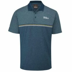 OSCAR JACOBSON WHITBY POLO SHIRT – TEAL MARL