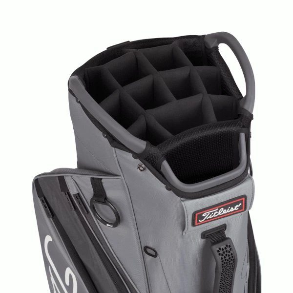 TITLEIST CART 14 GOLF CART BAG – CHARCOAL / GRAPHITE / BLACK - Image 5