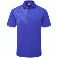 PING 1-A PUTTER GOLF POLO SHIRT – BLUE