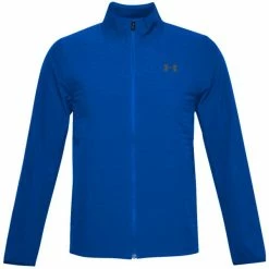 UNDER ARMOUR STORM REVO FULL ZIP GOLF WIND JACKET – BLUE