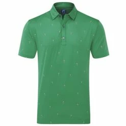 FOOTJOY 18 HOLES LISLE GOLF POLO SHIRT – SEA GREEN