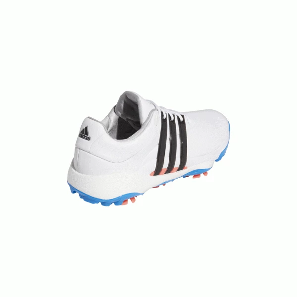 ADIDAS TOUR360 22 GOLF SHOES – WHITE / BLUE - Image 8