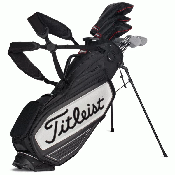 TITLEIST TOUR SERIES PREMIUM STAND – BLACK / WHITE - Image 2