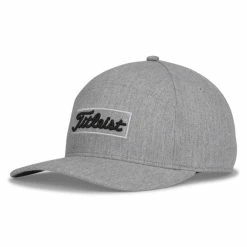 TITLEIST OCEANSIDE WOOL CAP – HEATHER GREY / BLACK