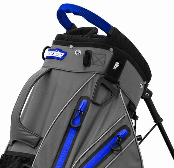 LONGRIDGE WATERPROOF STAND BAG – GREY / BLUE - Image 4