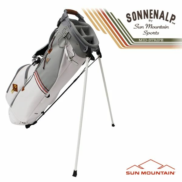SUN MOUNTAIN Sonnenalp™ MID STRIPE GOLF STAND BAG – NAVY / FROST - Image 5