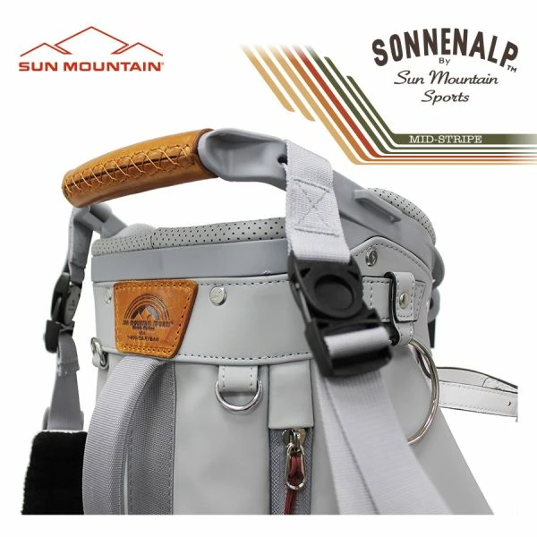 SUN MOUNTAIN Sonnenalp™ MID STRIPE GOLF STAND BAG – BLACK - Image 3