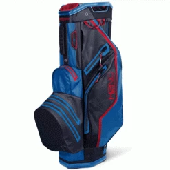 SUN MOUNTAIN H2NO LITE WATERPROOF GOLF CART BAG – NAVY / COBALT / RED