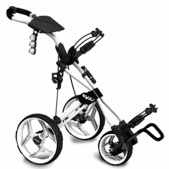 CLICGEAR ROVIC RV3J JUNIOR GOLF TROLLEY – WHITE