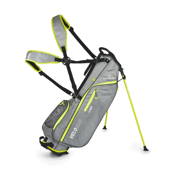 MASTERS VELO ULTRA LIGHT GOLF STAND CARRY BAG – GREY / LIME