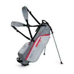 MASTERS VELO ULTRA LIGHT GOLF STAND CARRY BAG – GREY / RED