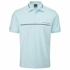 OSCAR JACOBSON MARSDEN POLO SHIRT – COOL BLUE / NAVY