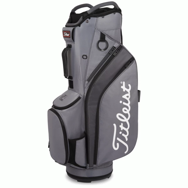 TITLEIST CART 14 GOLF CART BAG – CHARCOAL / GRAPHITE / BLACK