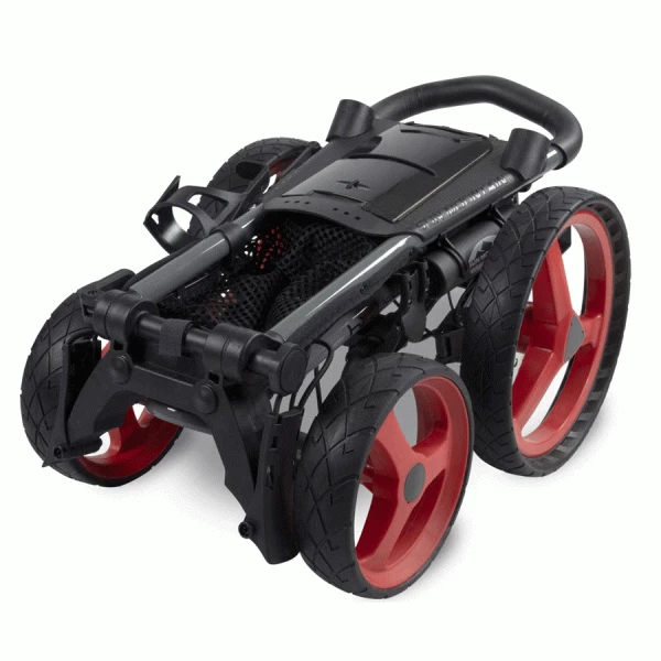 SUN MOUNTAIN PATHFINDER PX4 + FREE UMBRELLA HOLDER – RED / BLACK - Image 4