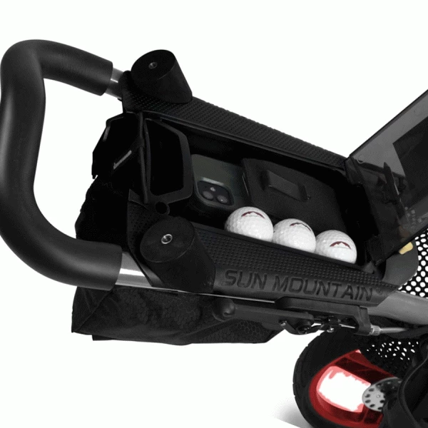 SUN MOUNTAIN PATHFINDER PX4 + FREE UMBRELLA HOLDER – BLACK - Image 2