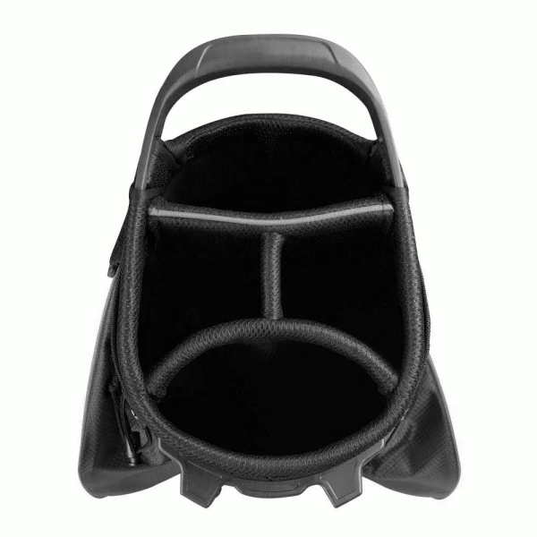 WILSON PROSTAFF DELUXE GOLF STAND CARRY BAG – BLACK / SILVER - Image 2