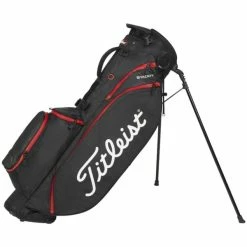 TITLEIST PLAYERS 4 STADRY STAND BAG – BLACK / RED