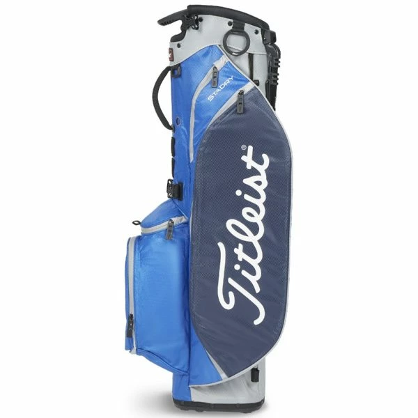 TITLEIST PLAYERS 4 STADRY STAND BAG – ROYAL / NAVY / GREY - Image 3