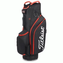 TITLEIST CART 14 GOLF CART TROLLEY BAG – BLACK / RED
