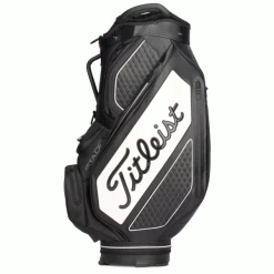 TITLEIST TOUR SERIES PREMIUM STADRY CART BAG – BLACK / WHITE
