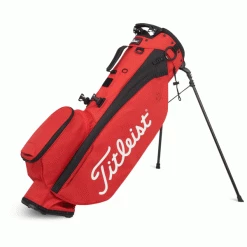 TITLEIST PLAYERS 4 STAND BAG – RED / BLACK