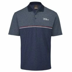 OSCAR JACOBSON WHITBY POLO SHIRT – NAVY MARL