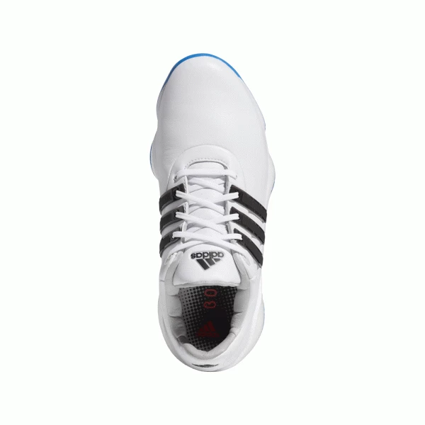 ADIDAS TOUR360 22 GOLF SHOES – WHITE / BLUE - Image 2
