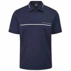 OSCAR JACOBSON MARSDEN POLO SHIRT – NAVY / WHITE
