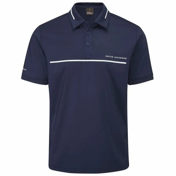 OSCAR JACOBSON MARSDEN POLO SHIRT – NAVY / WHITE