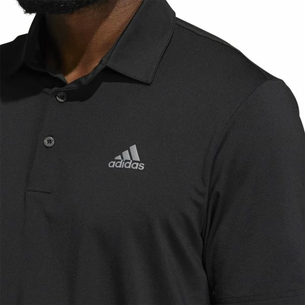 ADIDAS ULTIMATE365 SOLID GOLF POLO SHIRT – BLACK - Image 5