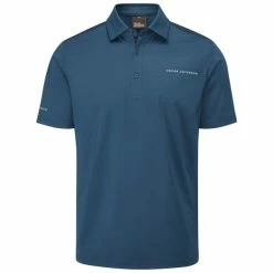 OSCAR JACOBSON CHAP II TOUR POLO SHIRT – TEAL / BLACK