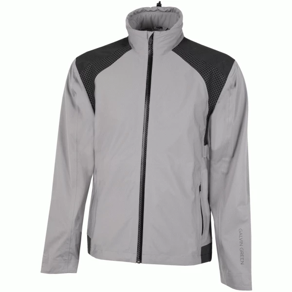 GALVIN GREEN ACTION GORE-TEX C-KNIT GOLF JACKET – SHARKSKIN / BLACK