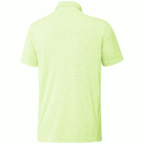 ADIDAS ABSTRACT PRINT POLO SHIRT – LIME - Image 2