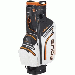 BIG MAX AQUA SPORT 3 WATERPROOF GOLF CART TROLLEY BAG – WHITE / BLACK / ORANGE