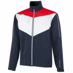 GALVIN GREEN ARMSTRONG PACLITE GOLF JACKET – NAVY / WHITE / RED