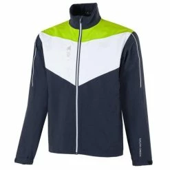 GALVIN GREEN ARMSTRONG PACLITE GOLF JACKET – NAVY / WHITE / LIME