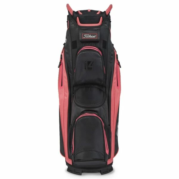 TITLEIST 2023 STADRY 14 GOLF CART BAG – BLACK / CANDY - Image 3