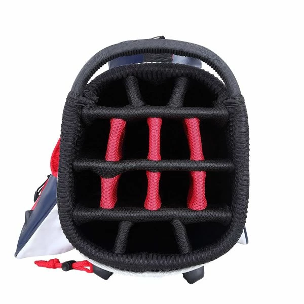 BIG MAX DRILITE HYBRID GOLF STAND CARRY BAG – NAVY / SILVER / RED - Image 5