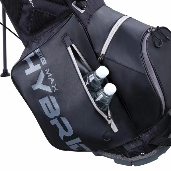 BIG MAX DRILITE HYBRID GOLF STAND CARRY BAG – BLACK / CHARCOAL - Image 4