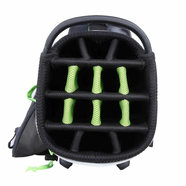 BIG MAX DRILITE HYBRID GOLF STAND CARRY BAG – CHARCOAL / LIME - Image 2