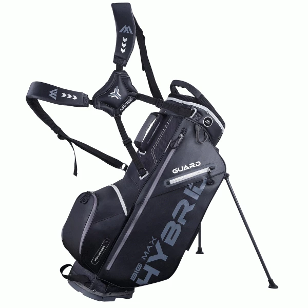 BIG MAX DRILITE HYBRID GOLF STAND CARRY BAG – BLACK / CHARCOAL