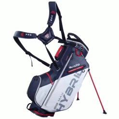 BIG MAX DRILITE HYBRID GOLF STAND CARRY BAG – NAVY / SILVER / RED