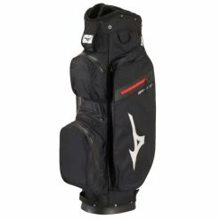 MIZUNO BR-DRI WATERPROOF GOLF CART TROLLEY BAG – BLACK / SILVER