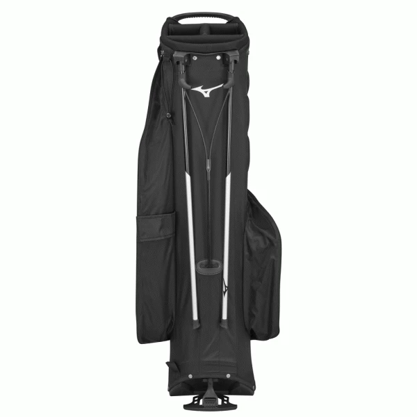 MIZUNO BR-DRI WATERPROOF GOLF STAND CARRY BAG – BLACK / SILVER - Image 2