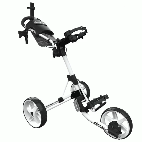 CLICGEAR MODEL 4.0 GOLF TROLLEY – WHITE +FREE GIFT PACK