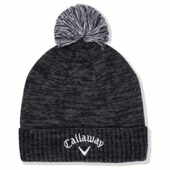 CALLAWAY 2023 TOUR AUTHENTIC POM GOLF BEANIE – BLACK