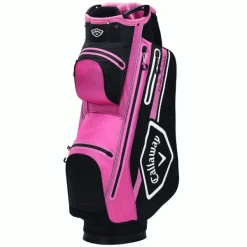 CALLAWAY CHEV DRY 14 WAY GOLF CART BAG – BLACK / ROSE / WHITE