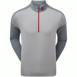 FOOTJOY RIBBED CHILL-OUT XTREME GOLF PULLOVER – GREY / SMOKE