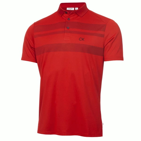 CALVIN KLEIN MARINA GOLF POLO SHIRT – RED